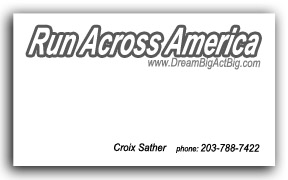 Speaker Business Card - back printing