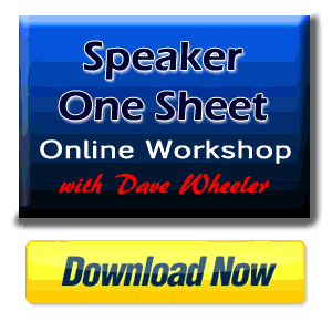 Speaker One Sheet Online Workshop